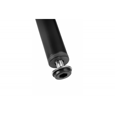 GTV BD-100 Nábytková noha, válcová, H 100 mm, fi30 mm, ocel, černá