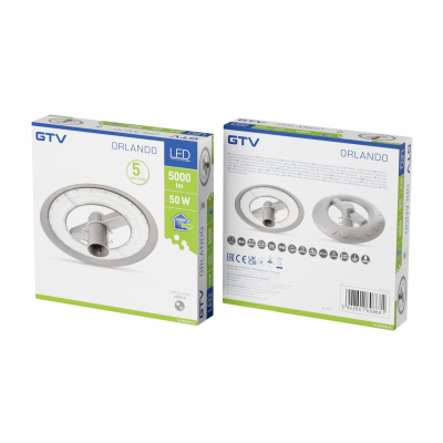 Pouliční a parkové svítidlo ORLANDO, LED, 50W, 5000lm, 4000K, AC180-250V, IP65