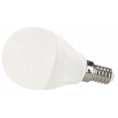 Sada 6 LED žárovek E14 7W G45 600lm 4500K - neutrální bílá