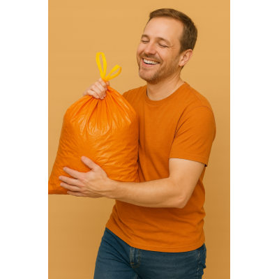 Voňavé pytle na odpadky se stahovací šňůrkou 35 l, sada 20 kusů